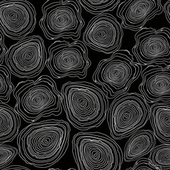 Background of abstract growth rings of a tree.Line design of a timber stump.Tree cut pattern.Wooden organic slice line creation.Vector topographic map concept.