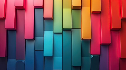 abstract colorful paino keyboard as wallpaper background 