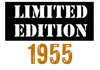 Limited edition vintage design png