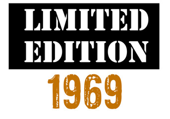 Limited edition vintage design png