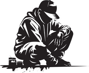 StreetStyle Master Black Logo Graffiti Icon SpraySavant Symbol Vector Urban Art Logo