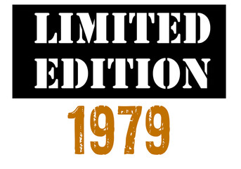 Limited edition vintage design png