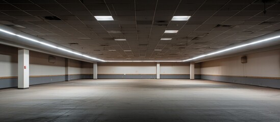 Well-Lit Vacant Space