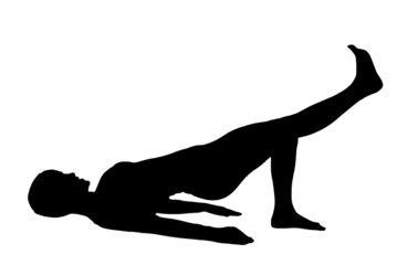 silhouette woman in yoga movements pilates body exercise vector image isolated on transparent white background