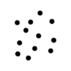 Dots abstract shapes