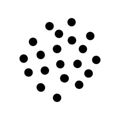 Dots abstract shapes