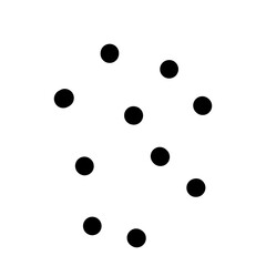 Dots abstract shapes