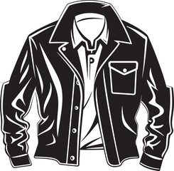 UrbanEdge Vector Black Logo Design for Stylish Outerwear CityChic Iconic Emblem of Urban Style