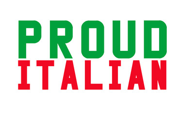 Proud Italian