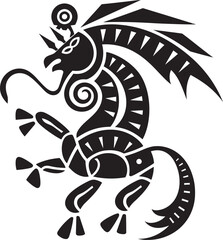Desert Flute Tales Hand Drawn Kokopelli Symbol in Vector Black Southwest Spirit Guide Black Logo Design of Kokopelli Icon