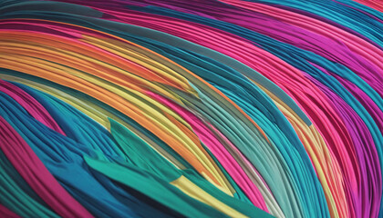 neon fabric waves, overlay texture.