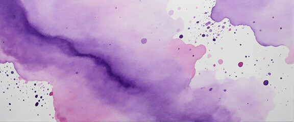 purple watercolor texture on paper