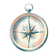 compass on white