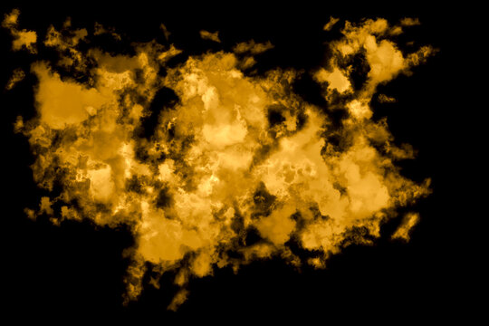 golden abstract textured cloud