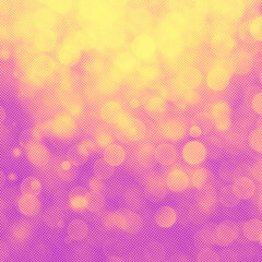 Pink bokeh square background for banner, poster, ad, celebrations, and various design works