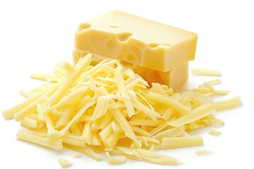 Sharp Cheddar Cheese - Organic and Delicious Shredded, Sliced and Chunk Yellow Dairy Product