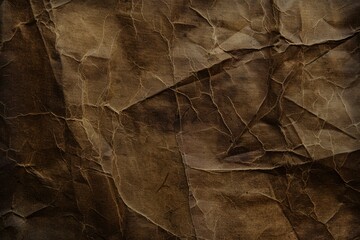 Vintage Dark Brown Paper Texture Background with Grunge Detail for Old Space Feeling