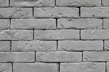 Parement pour une façade en briques de ciment gris