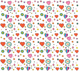 Love seamless pattern stock illustration