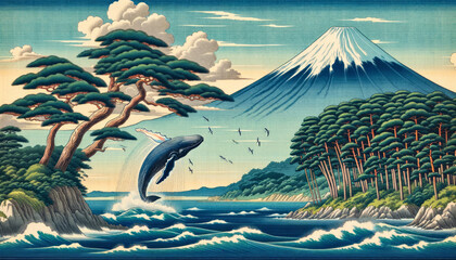 浮世絵（Ukiyoe）／富士山