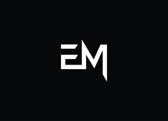 EM Creative Modern Letters Vector Icon Logo