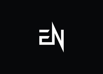 EN Creative Modern Letters Vector Icon Logo