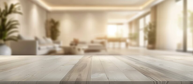 Abstract blurred background for apartment renovation concept with creative elements