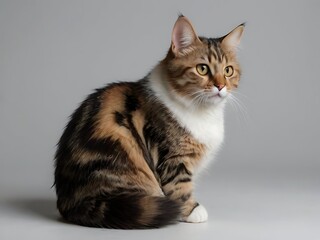 black and white cat