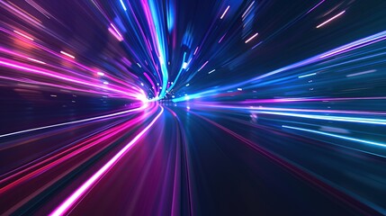 colorful light speed background