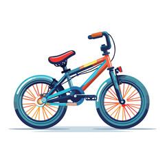 Imagine a BMX bike designed for urban freestyle ride