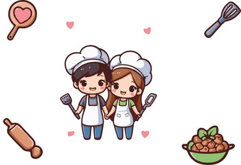 couple in kitcken