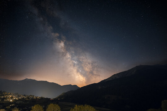 Milkyway in the mountains