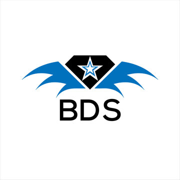 BDS letter logo. technology icon blue image on white background. BDS Monogram logo design for entrepreneur and business. BDS best icon.	
