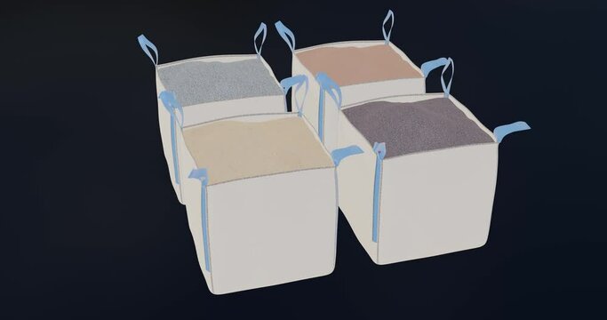 Big Bag rotation light blue loops