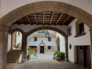 Fototapeta na wymiar entrance to the house Palma de Mallorca