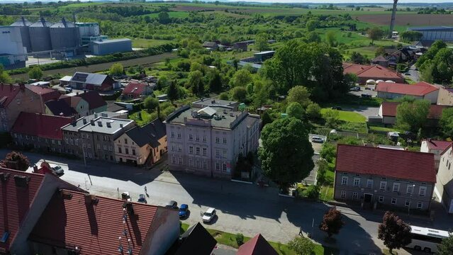 Beautiful Council Ziebice Aerial View Poland
