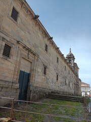 Fachada del Convento de las Mercedarias en Santiago de Compostela, Galici - obrazy, fototapety, plakaty