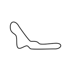 F1 Grand Prix Circuit Vector Circuit for autosport and motorsport