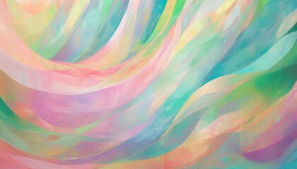 pastel symphony abstract wallpaper in soft tones generated