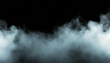 panoramic fog mist texture overlays abstract smoke isolated background for effect text or copyspace stock illustration