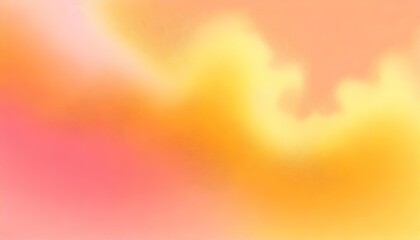 abstract yellow orange and pink soft cloud background in pastel colorful gradation