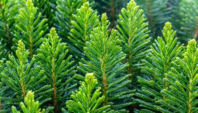 the fresh green pine leaves oriental arborvitae thuja orientalis also known as platycladus orientalis leaf texture background for design foliage pattern and backdrop