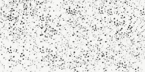 Black dotted textured background, noisy gritty dots halftone effect overlay, minimalistic vector vintage illustration. Trendy monochrome banner in grunge style, paint on a light background.