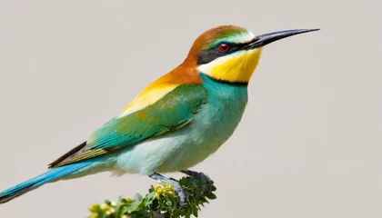 Foto op Aluminium european bee eater merops apiaster png isolated on transparent background © Nichole