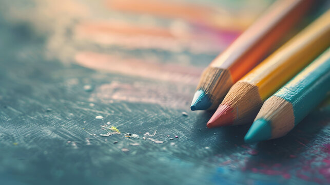 Drawing, pencil background, pencils, pens, colorade