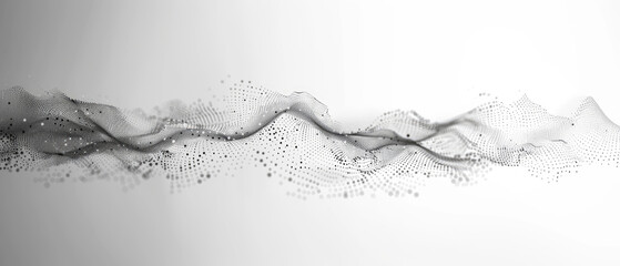 Monochrome particle wave dispersion effect