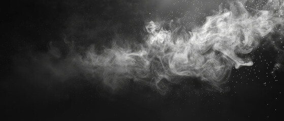 Dark cloudy atmospheric smoke texture - obrazy, fototapety, plakaty