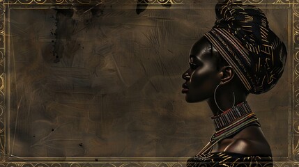 Happy African Heritage Day. Culture Identity and History. - obrazy, fototapety, plakaty