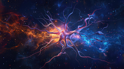 Abstract neural network representation in brain space