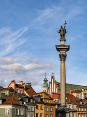 Warsaw. Column of Sigismund Third the Vasa.